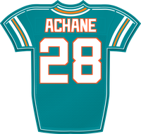 De'Von Achane MIA jersey