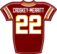 Jacory Croskey-Merritt WAS jersey