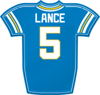 Trey Lance LAC jersey