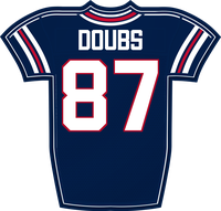 Romeo Doubs NE jersey