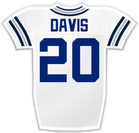 Malik Davis DAL jersey
