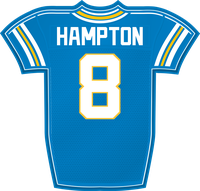 Omarion Hampton LAC jersey