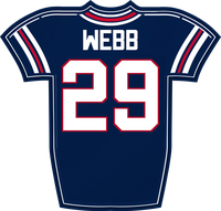 Jeremiah Webb NE jersey