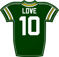 Jordan Love GB jersey