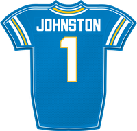 Quentin Johnston LAC jersey