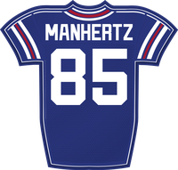 Chris Manhertz NYG jersey