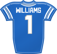 Jameson Williams DET jersey