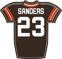Raheim Sanders CLE jersey