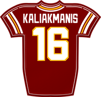 Athan Kaliakmanis WAS jersey