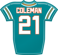 Kevin Coleman Jr. MIA jersey