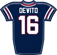 Tommy DeVito NE jersey