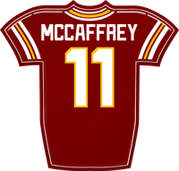 Luke McCaffrey WAS jersey