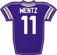Carson Wentz MIN jersey