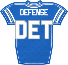 DET defense jersey