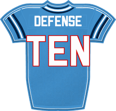 TEN defense jersey
